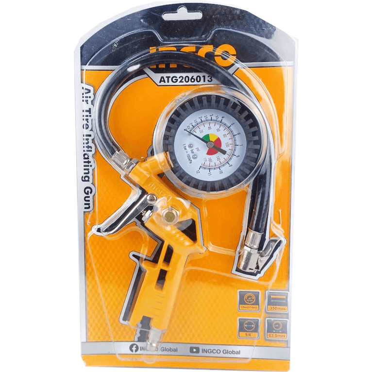 Ingco ATG206013 Pneumatic Air Tire Inflator / Inflating Gun (Nitto Type) - KHM Megatools Corp. Ingco ATG206013 Pneumatic Air Tire Inflator / Inflating Gun (Nitto Type) - KHM Megatools Corp.